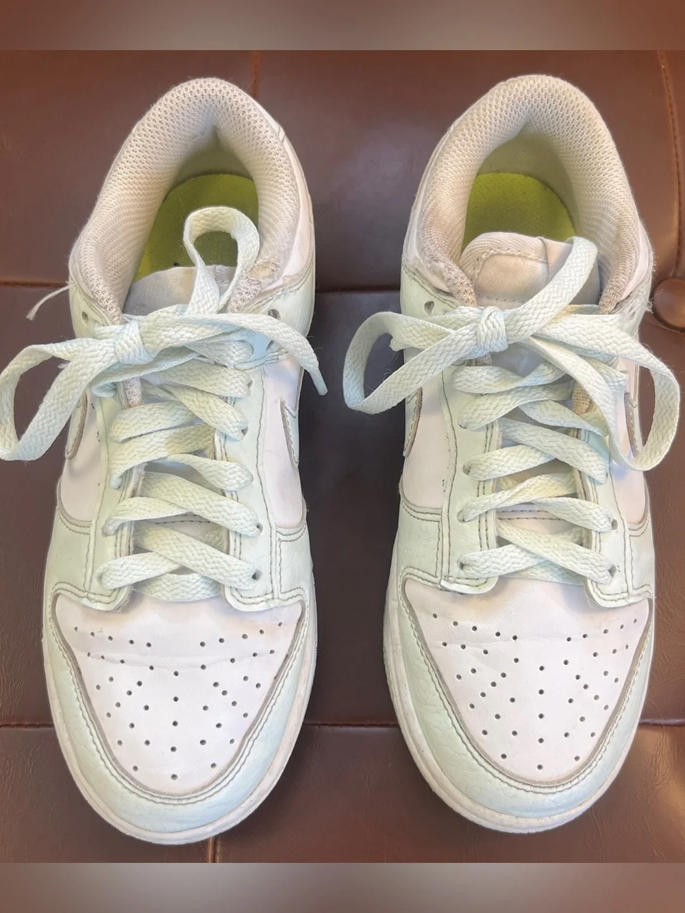 Nike Low-Top Sneakers in Pale Mint/White